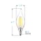 Luxrite CA11 LED Light Bulb 5W (60W Equivalent) 550LM 5000K Bright White Dimmable E12 Candelabra Base 6-Pack LR21599-6PK - alternate 4